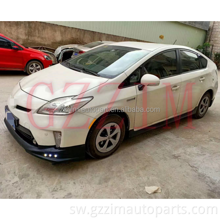 Uuzaji wa kiwanda cha hali ya juu mbele na sketi ya upande wa mdomo wa bumper kwa Prius 2012-2015